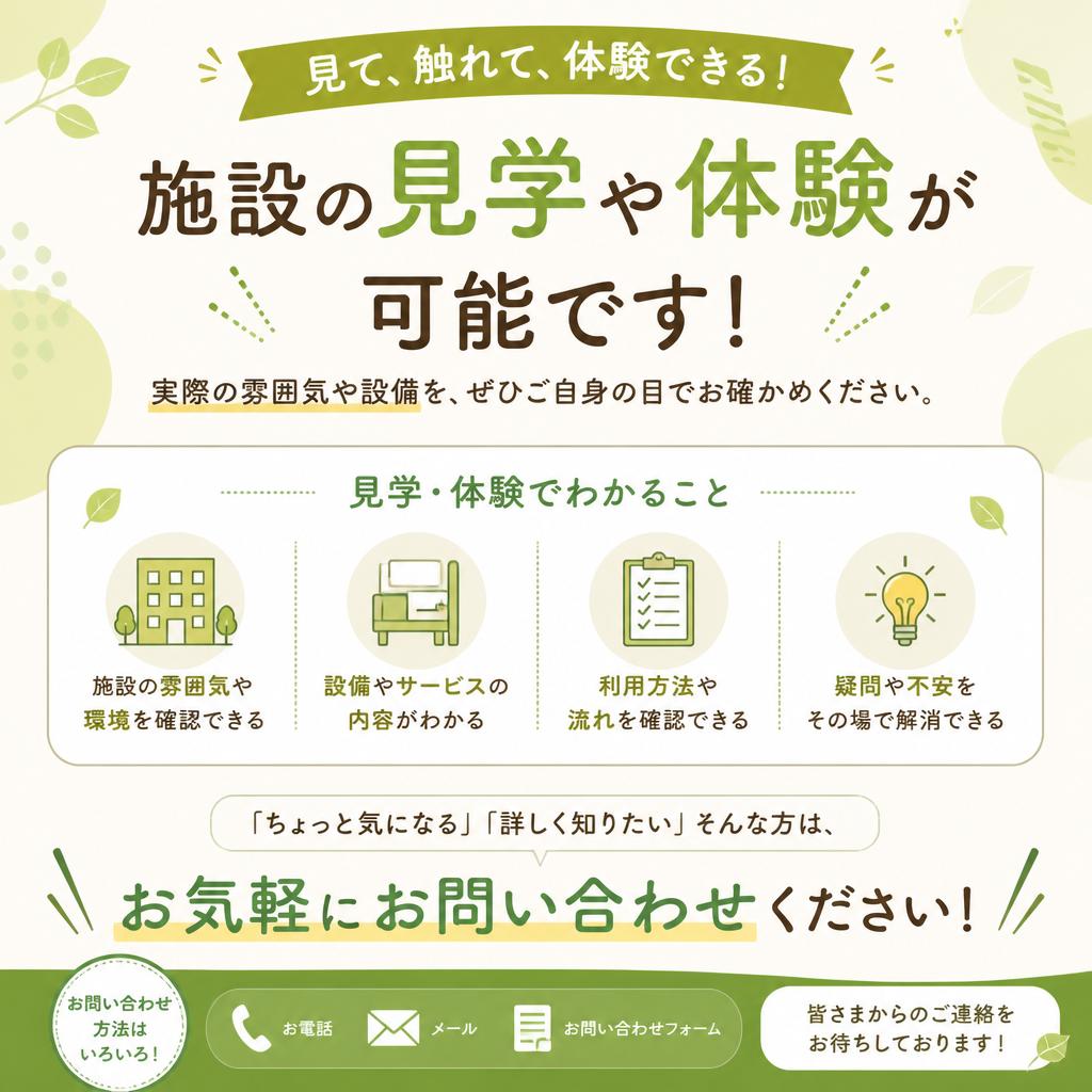 お問い合わせ・見学のご案内